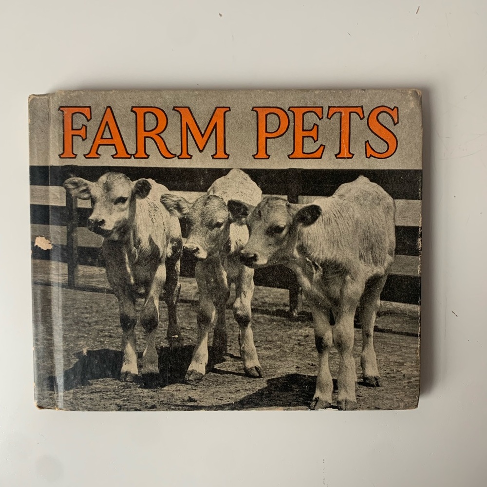 Farm Pets Vintage Book Photographs 1935 Hardback
by John Y. Beaty